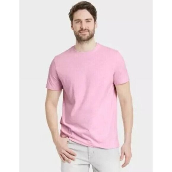 Goodfellow & Co Mens Short Sleeve Novelty T-Shirt Pullover - Pink Size XL - Picture 1 of 7